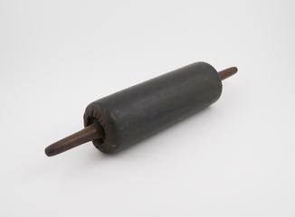 Leather roller used for inking a lithographic stone