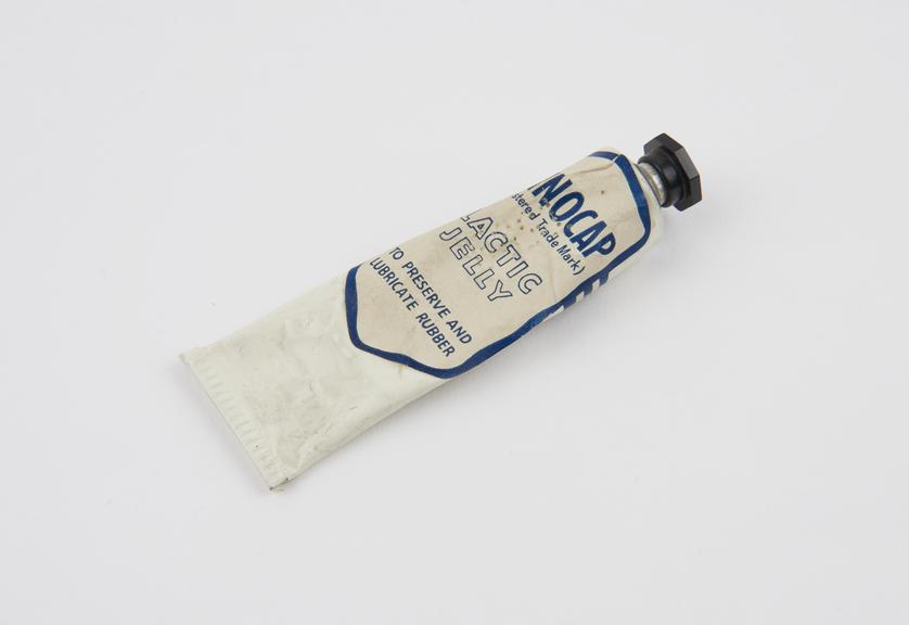 Tube of lactic jelly, Clinocap', brand, London, 1950-1965'