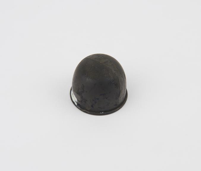 Plated metal cervical cap, used in Austrian clinics