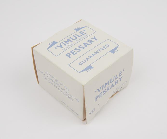 One 'Vimule' pessary, in white box