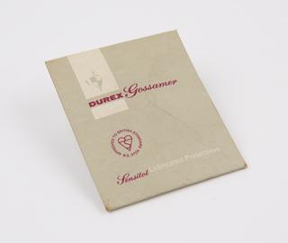 Packet of 3 "Gossamer" condoms