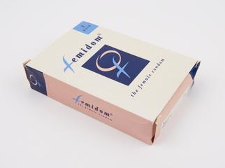'Femidom' female contraceptive, United Kingdom, 1992