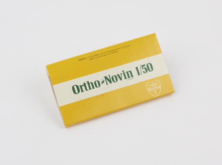 Ortho-Novin 1/50packet of contraceptive pills by Ortho