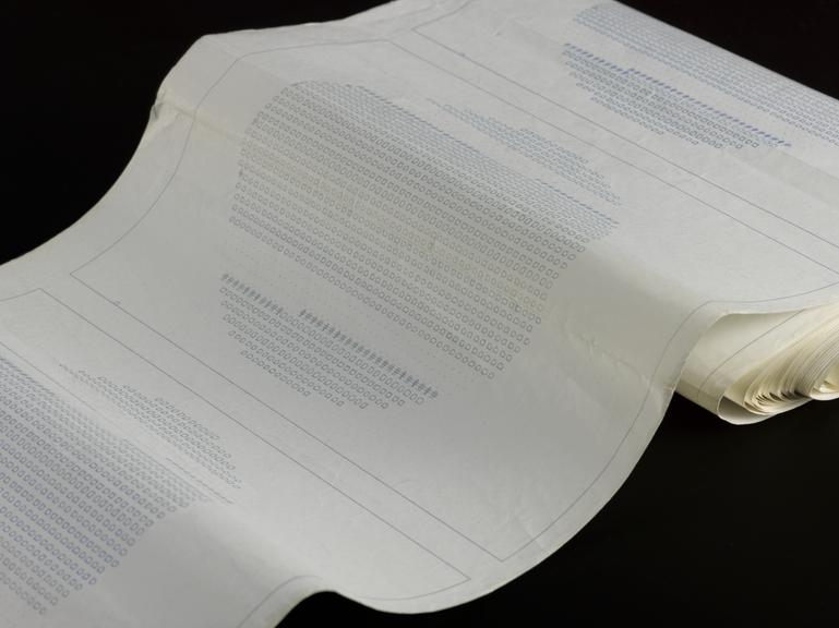 Printout of the Daisyworld programme developed by James Lovelock