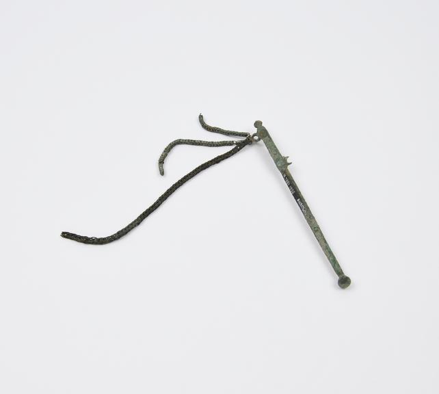 Roman bronze steelyard beam and chains