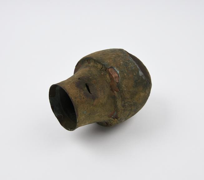 Bronze copy of a Graeco-Roman cupping vessel excavated at Kolophon