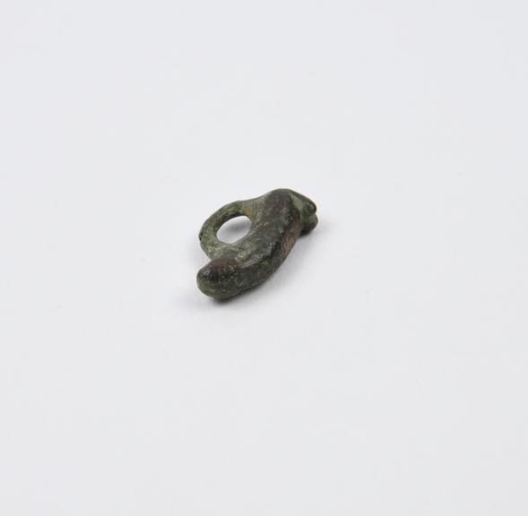 Small bronze pendant amulet in form of priapus, Roman