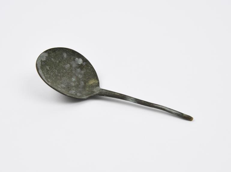 Latten spoon with touchmark