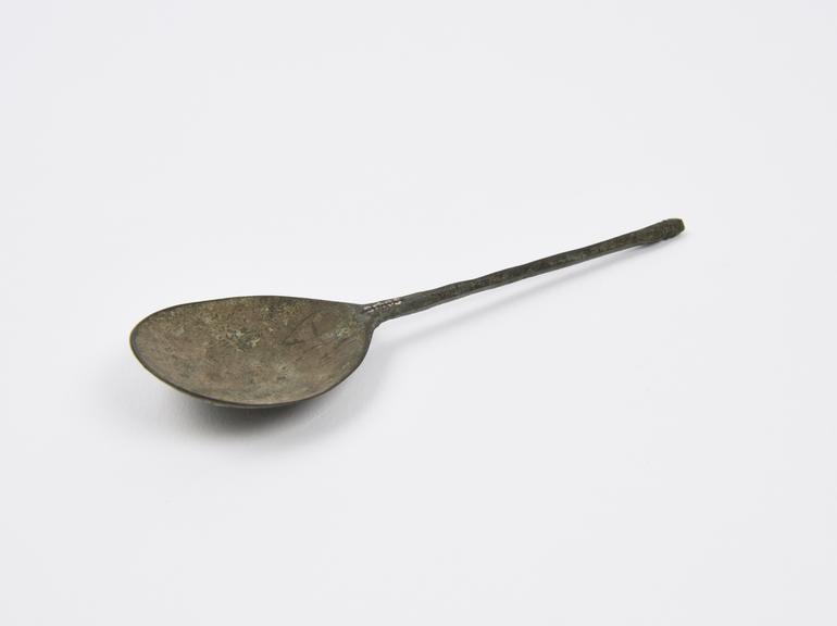 Spoon made from latten