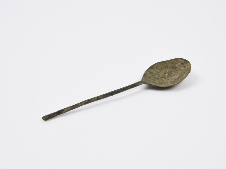 Latten spoon, cone knop (spoon)