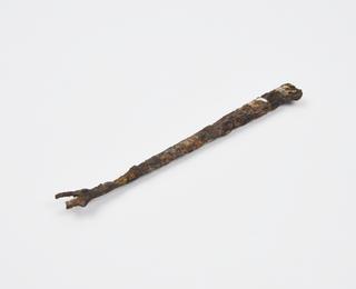 Rusty fork with two of probably three prongs