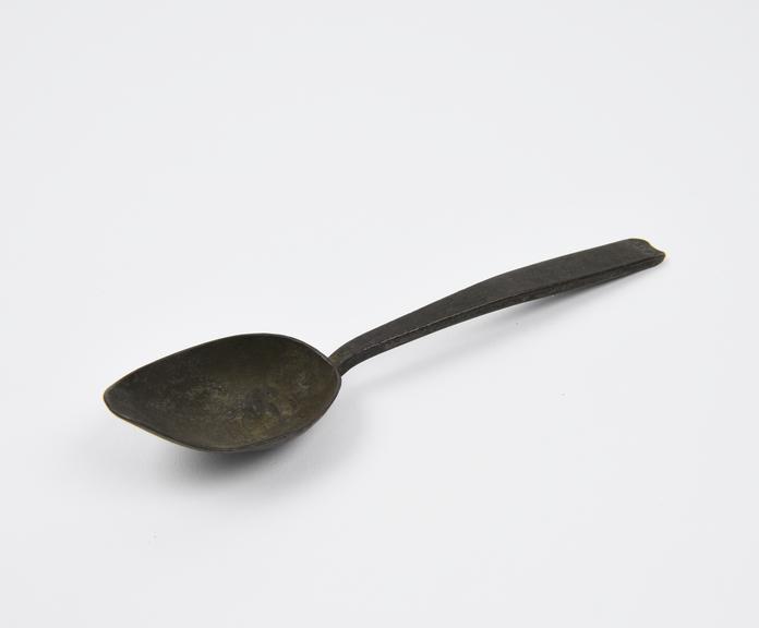 Metal spoon, English(?), 1701-1900