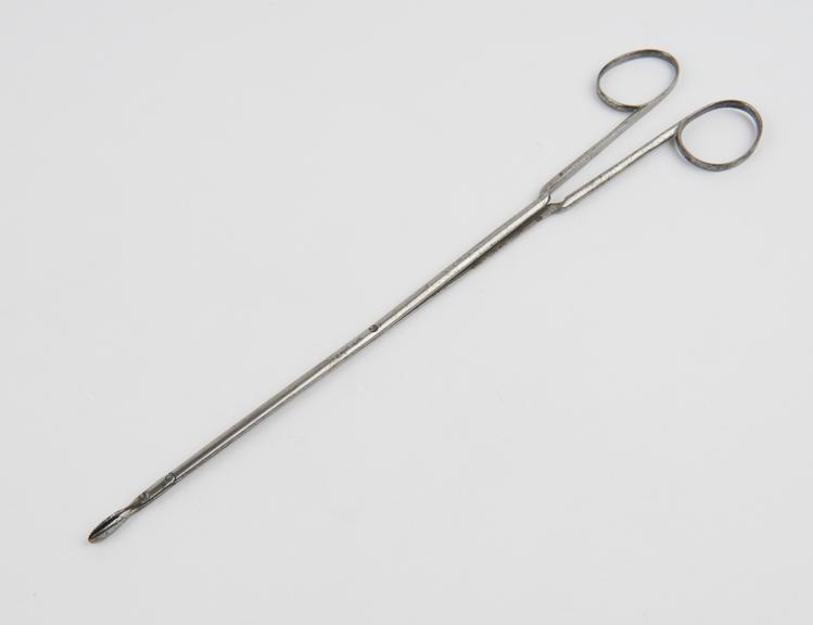 Uterine polypus forceps, steel, by Millikin, London, England