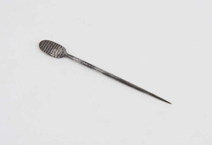 Koeberle's hysterectomy pin, steel, no guard, probably English