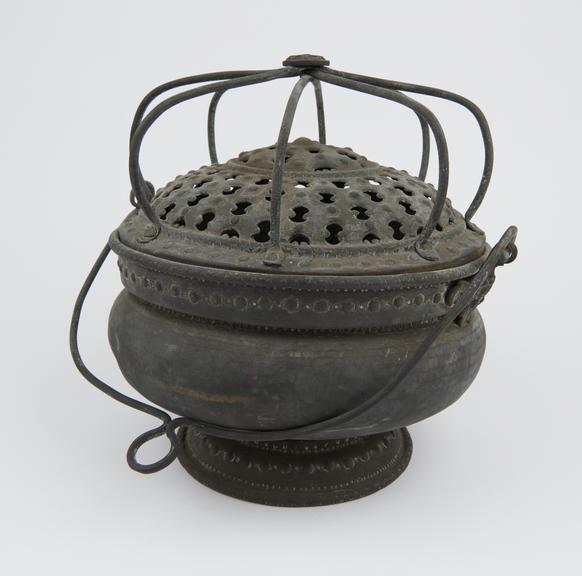 Large bronze incense burner