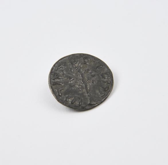 Ancient bronze coin, amuletic