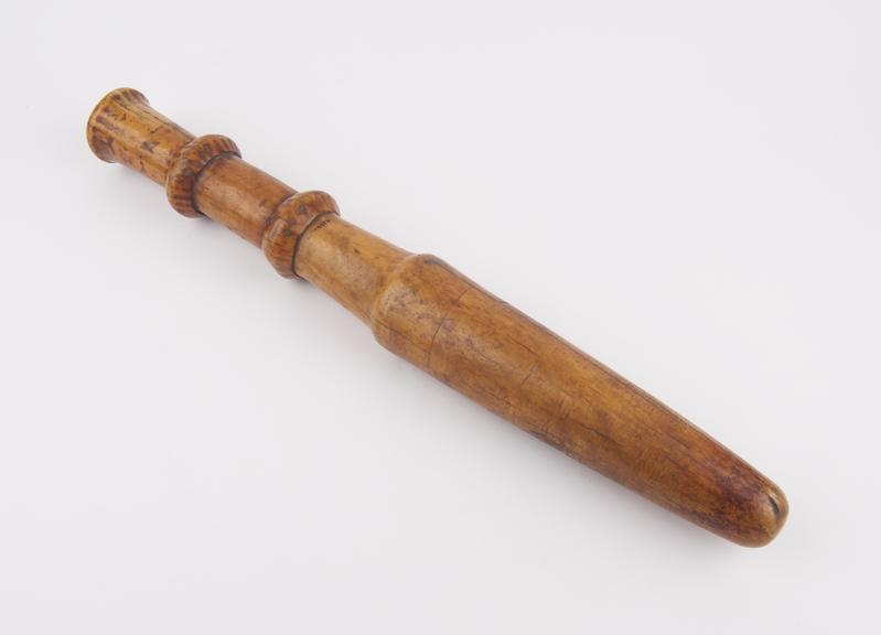 ivory pestle, hand carved