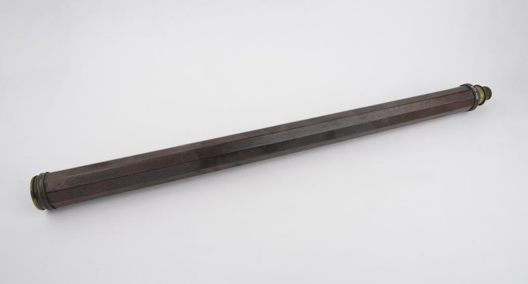 Naval telescope with one-draw tube