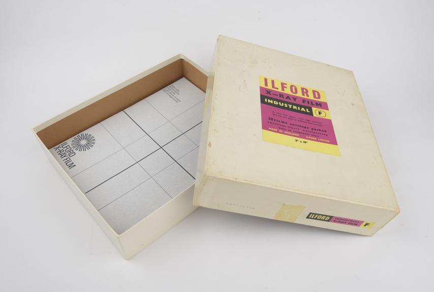 Box of Ilford industrial x-ray film