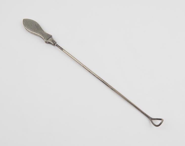 Curette, uterine, Thomas, steel, probably English