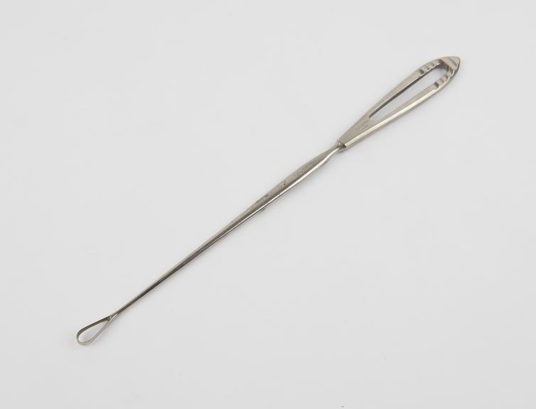 Curette, uterine, steel, by R