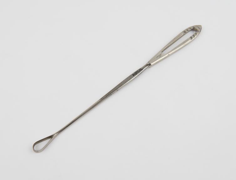 Curette, uterine, Sims, steel, by R