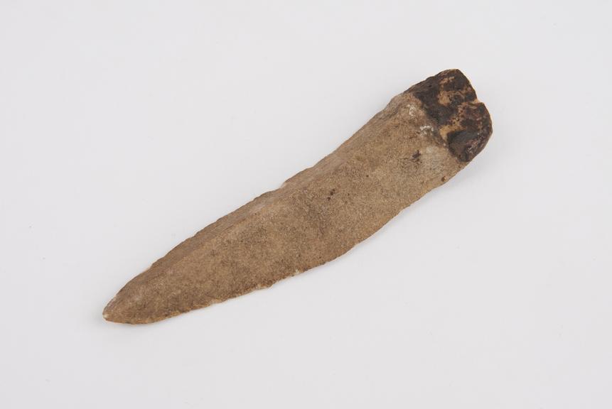 Circumcision knife, blade only, made of stone