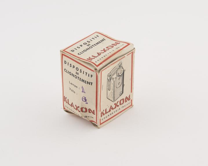 Cardboard box for Klaxon 6U 1L Flasher Unit