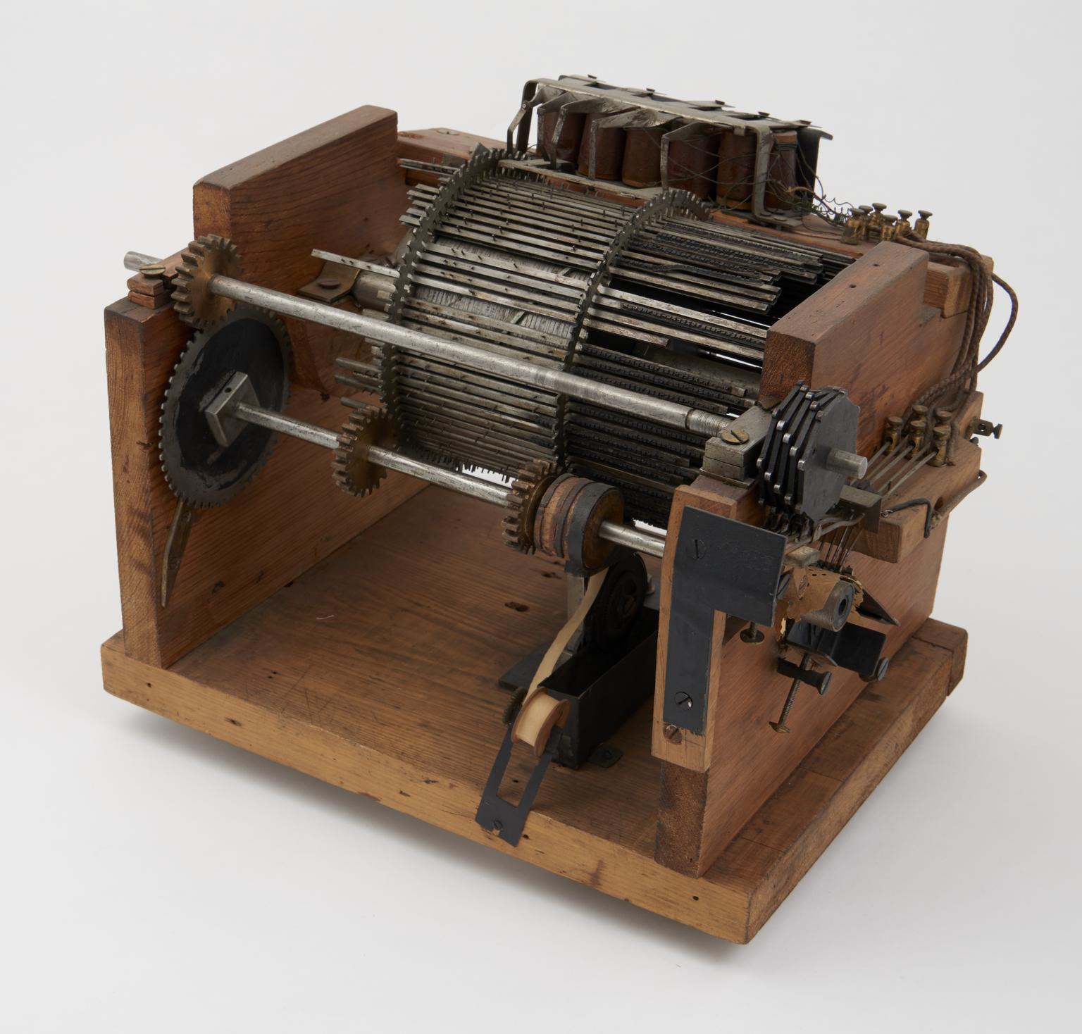 Wooden five element pianola type transmitter
