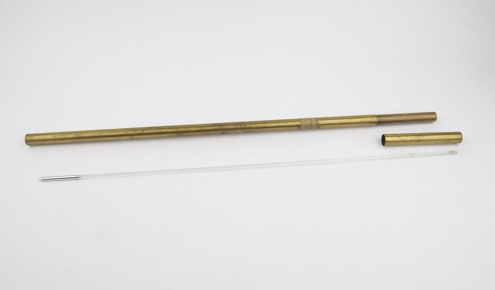 Mercury thermometer for reading from -39 deg C to 5 deg C