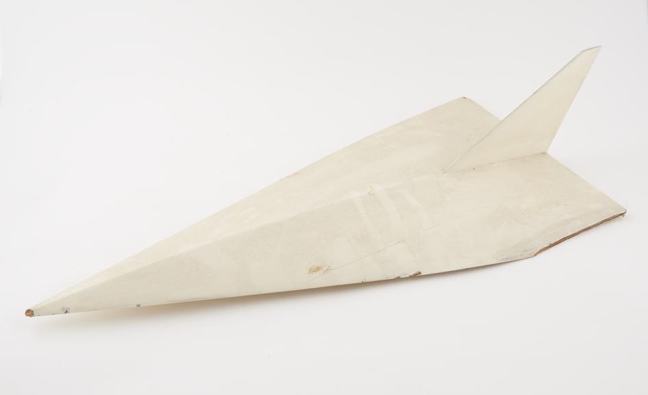 Display model of slender Delta wing aircraft with single fin