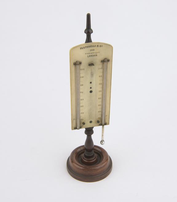 Wet and dry bulb thermometers by Pastorelli and Co