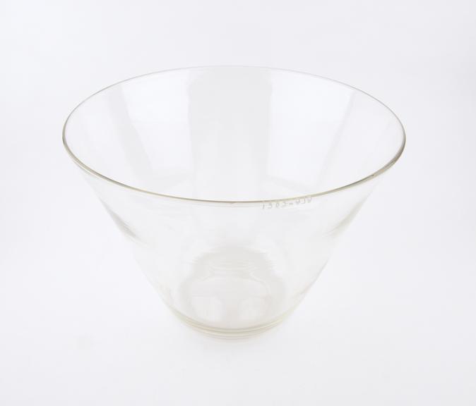 Glass bowl in the shape of an ancient Egytian water-clock