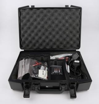 Instructions and all necessary components for test kit MTK18, in plastic carry case