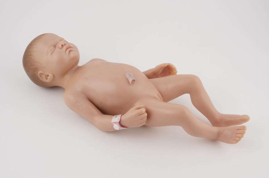 Model of a white baby, c1990.