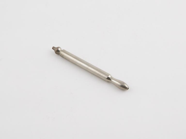 Handle for laryngeal mirror, nickel-plated brass