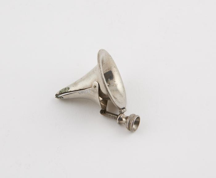 Nasal speculum, Duplay, steel, nickel plated, by D