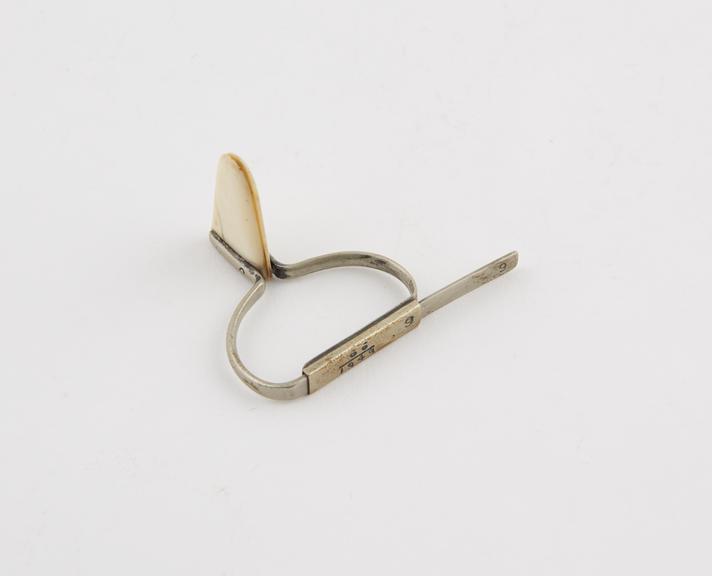 Speculum, nasal, Lennox Browne, metal, nickel plated