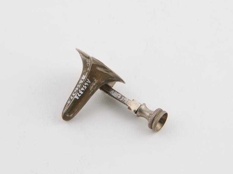 Nasal speculum, steel, French, second half 19th century