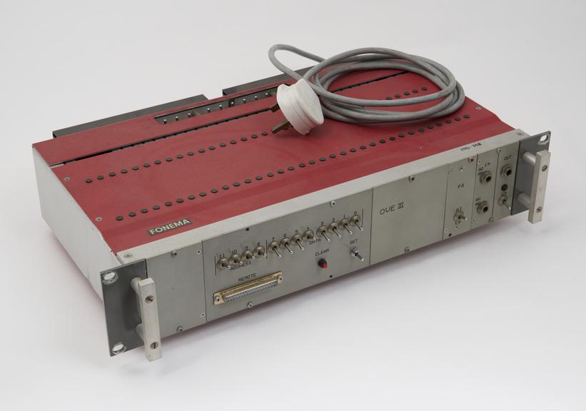 Fonema OVE III speech synthesizer, c. 1974