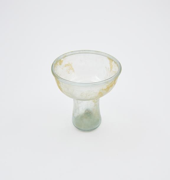 Glass goblet, Byzantine, 401-700 AD