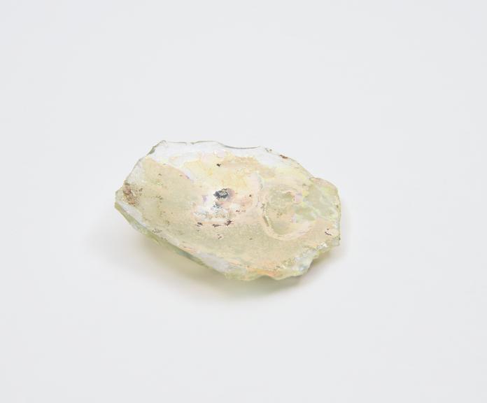 Glass base only, from an unidentifiable Roman vessel