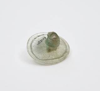 Glass base only, Roman, 251 to 450 AD
