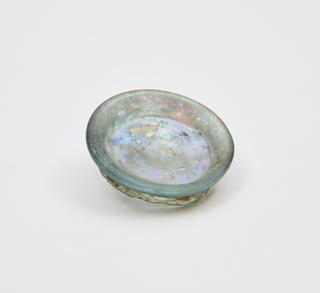 Glass base only, Roman, 251 to 450 AD