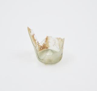 Base of Roman glass unguent bottle, 151-300AD