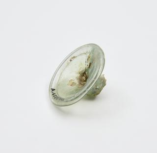 Glass base only, Roman, 251 to 450 AD