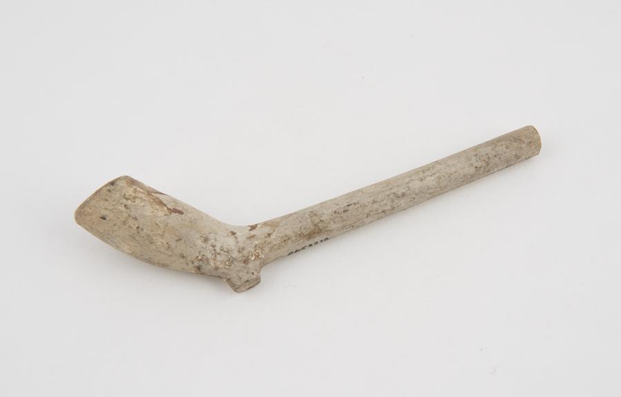 Clay tobacco pipe, incomplete, part of stem missing