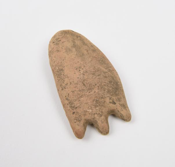 Votive tongue, terracotta, Roman, 200BC-200AD