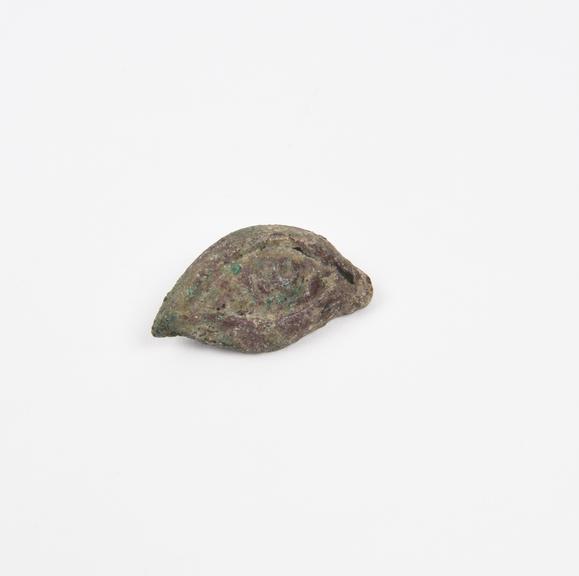 Votive right eye, bronze, probably Roman, 200BC-200AD