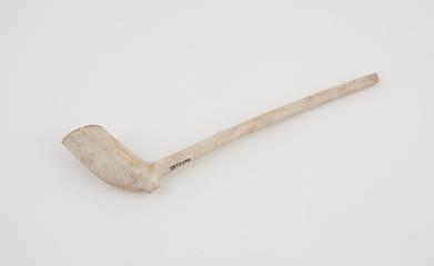 Clay tobacco pipe, London, England, 1740-1790